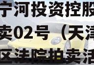 天津宁河投资控股的债权拍卖02号（天津市宁河区法院拍卖活动）