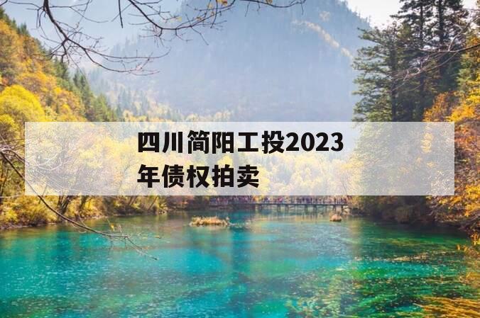 四川简阳工投2023年债权拍卖