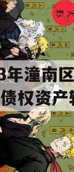 2023年潼南区工业投资债权资产转让