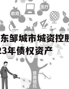 山东邹城市城资控股2023年债权资产