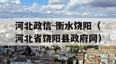 河北政信-衡水饶阳（河北省饶阳县政府网）