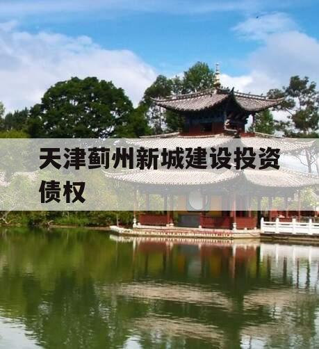 天津蓟州新城建设投资债权