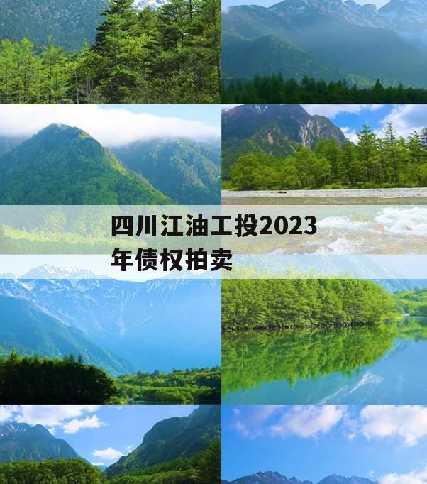 四川江油工投2023年债权拍卖 四川江油工投2023年债权拍卖