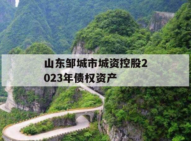 山东邹城市城资控股2023年债权资产