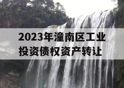 2023年潼南区工业投资债权资产转让
