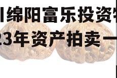 四川绵阳富乐投资特定2023年资产拍卖一期