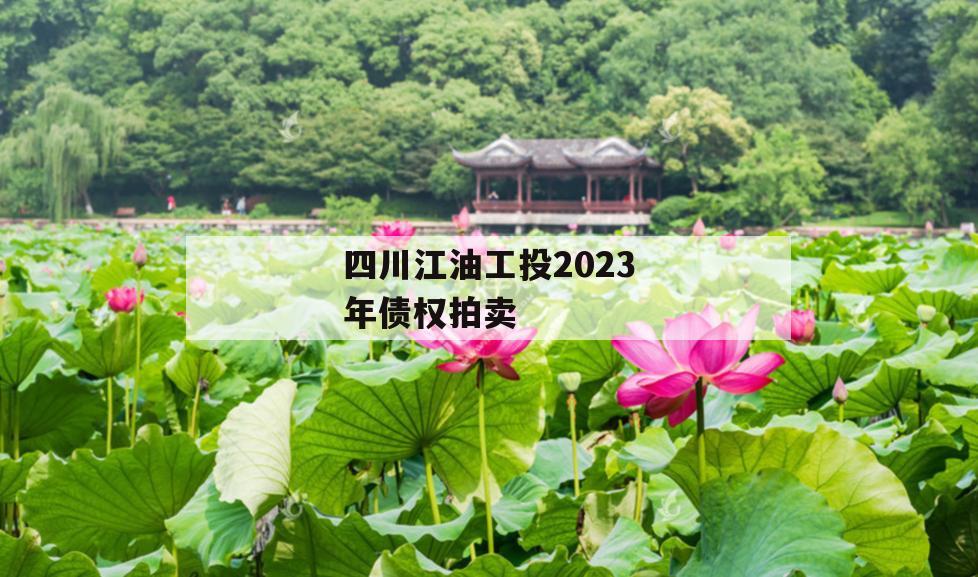 四川江油工投2023年债权拍卖