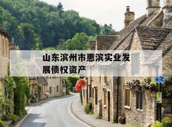 山东滨州市惠滨实业发展债权资产