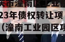 重庆市潼南区工业投资2023年债权转让项目（潼南工业园区项目）