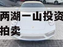 简阳两湖一山投资债权资产拍卖 简阳两湖一山投资债权资产拍卖