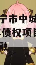 山东济宁市中城建发展2023年债权项目政府债定融