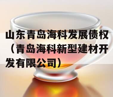 山东青岛海科发展债权（青岛海科新型建材开发有限公司）