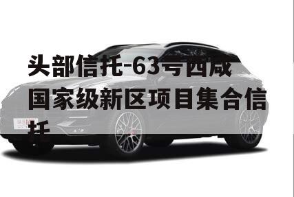 头部信托-63号西咸国家级新区项目集合信托