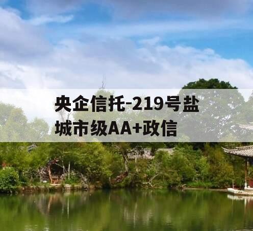 央企信托-219号盐城市级AA+政信 央企信托-219号盐城市级AA+政信