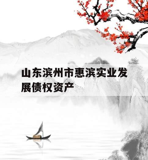 山东滨州市惠滨实业发展债权资产
