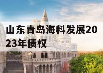 山东青岛海科发展2023年债权