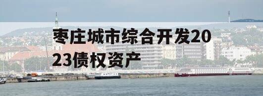 枣庄城市综合开发2023债权资产