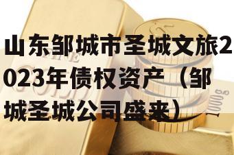 山东邹城市圣城文旅2023年债权资产（邹城圣城公司盛来）