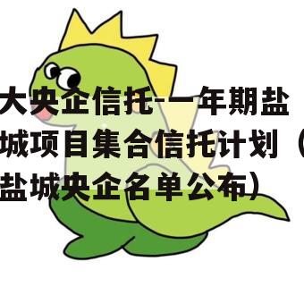 大央企信托-一年期盐城项目集合信托计划（盐城央企名单公布）