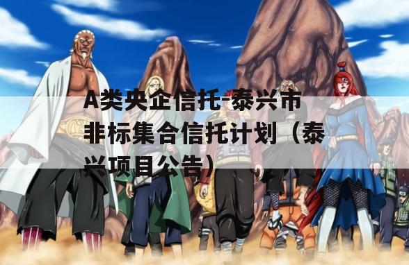 A类央企信托-泰兴市非标集合信托计划（泰兴项目公告）