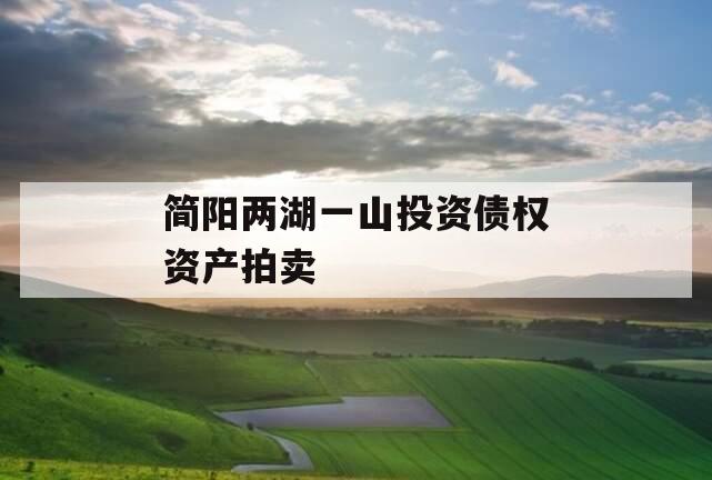 简阳两湖一山投资债权资产拍卖