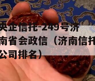 央企信托-249号济南省会政信（济南信托公司排名）