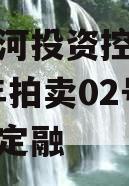 天津宁河投资控股债权2023年拍卖02号政府债定融