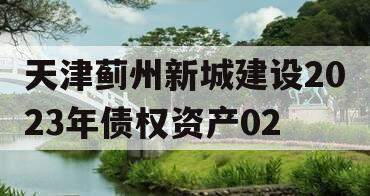 天津蓟州新城建设2023年债权资产02