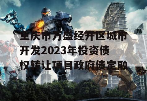 重庆市万盛经开区城市开发2023年投资债权转让项目政府债定融