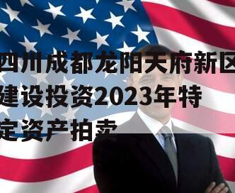 四川成都龙阳天府新区建设投资2023年特定资产拍卖