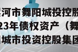 漯河市舞阳城投控股2023年债权资产（舞阳城市投资控股集团）