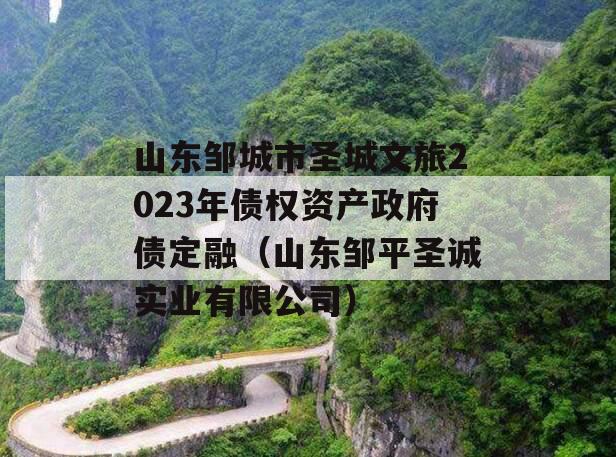 山东邹城市圣城文旅2023年债权资产政府债定融（山东邹平圣诚实业有限公司）