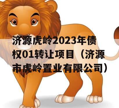 济源虎岭2023年债权01转让项目（济源市虎岭置业有限公司）
