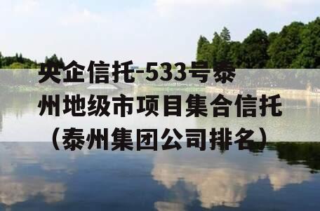 央企信托-533号泰州地级市项目集合信托（泰州集团公司排名）
