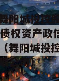 河南舞阳城投控股2023年债权资产政信债定融（舞阳城投控股集团有限公司）