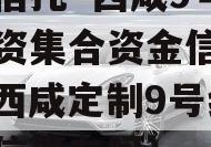 国企信托·西咸9号债权投资集合资金信托计划（西咸定制9号线只有政信班车吗）