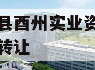 酉阳县酉州实业资产收益权转让