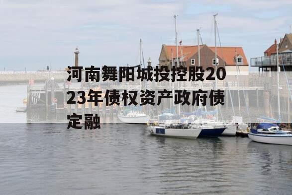 河南舞阳城投控股2023年债权资产政府债定融