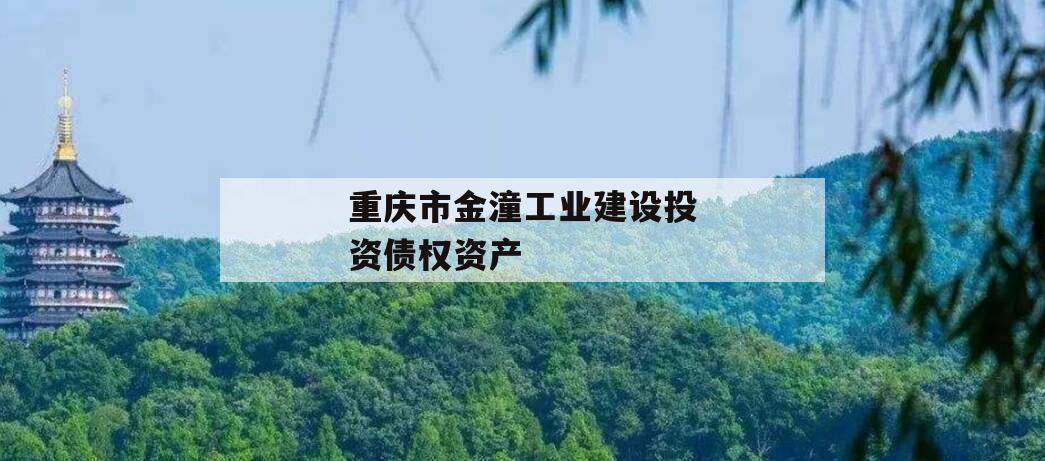 重庆市金潼工业建设投资债权资产