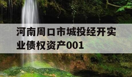 河南周口市城投经开实业债权资产001