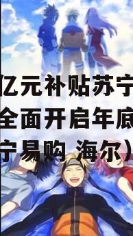 派发亿元补贴苏宁易购海尔全面开启年底大促（苏宁易购 海尔）