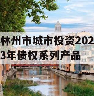 林州市城市投资2023年债权系列产品