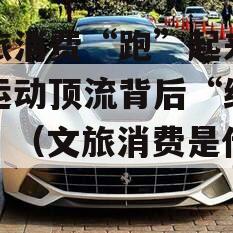 文旅消费“跑”起来算算运动顶流背后“经济账”（文旅消费是什么）