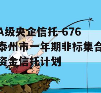 A级央企信托-676泰州市一年期非标集合资金信托计划