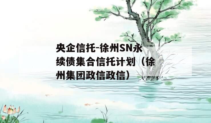 央企信托-徐州SN永续债集合信托计划（徐州集团政信政信）
