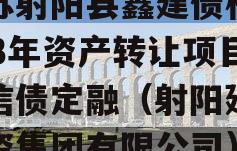 江苏射阳县鑫建债权2023年资产转让项目政信债定融（射阳建设投资集团有限公司）