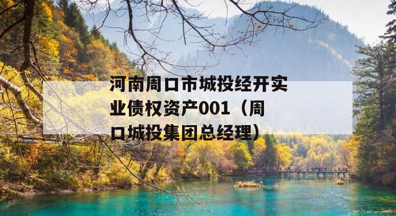 河南周口市城投经开实业债权资产001（周口城投集团总经理）