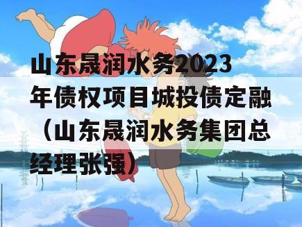 山东晟润水务2023年债权项目城投债定融（山东晟润水务集团总经理张强）