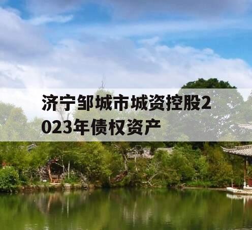 济宁邹城市城资控股2023年债权资产
