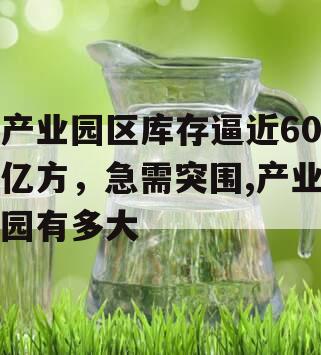 产业园区库存逼近60亿方，急需突围,产业园有多大